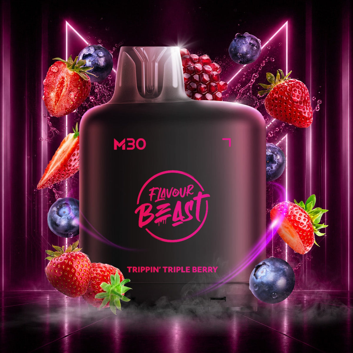 Trippin' Triple Berry - Level X Flavour Beast M30 Series - Simpli Vape - Canada shipping and delivery