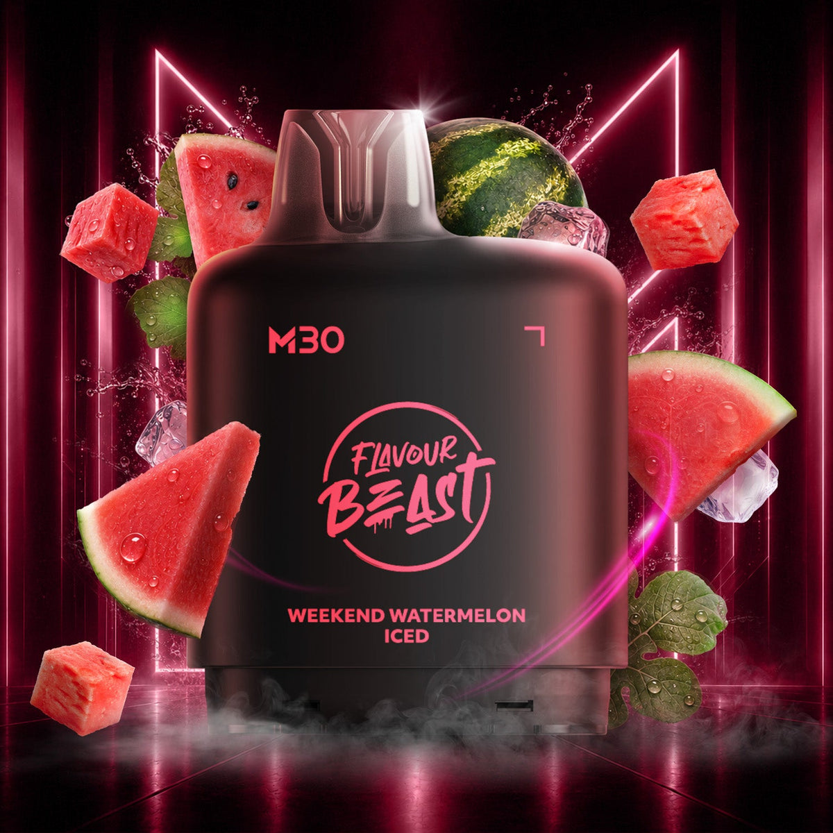 Weekend Watermelon Iced - Level X Flavour Beast M30 Series - Simpli Vape - Canada shipping and delivery