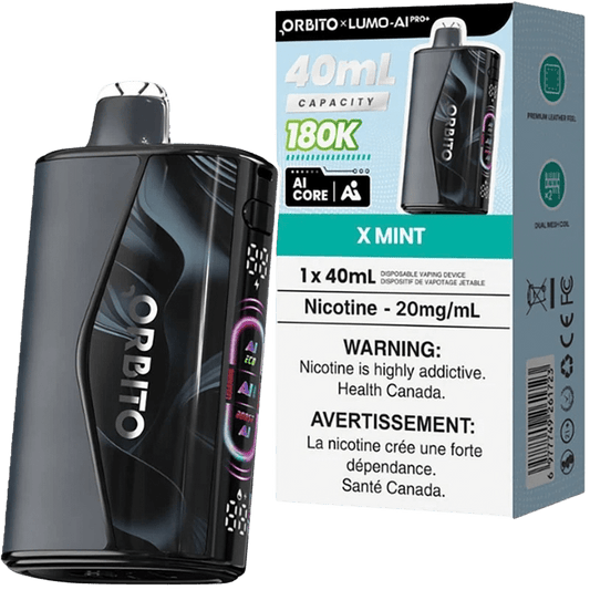 X Mint - Orbito Lumo AI Pro+ 180K Disposable Vape (30mL) - Simpli Vape - #Canada shipping and delivery#