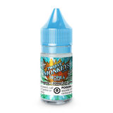 30 mL Bottle of Twelve Monkeys Tropika Iced Nic Salt E-Liquid from Twelve Monkeys Classics Lineup, Tropika is a Tropical blend of Lychee, Papaya and Passionfruit and Mint, it is Available in Non-Iced version as well