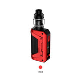 Geekvape Aegis Legend 2 200W Starter Kit in red and black leather colour