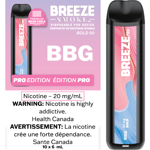 BBG - Breeze Pro Disposable Vape