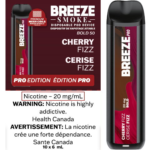 Cherry Fizz - Breeze Pro Disposable Vape