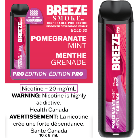 Pomegranate Mint - Breeze Pro Disposable Vape