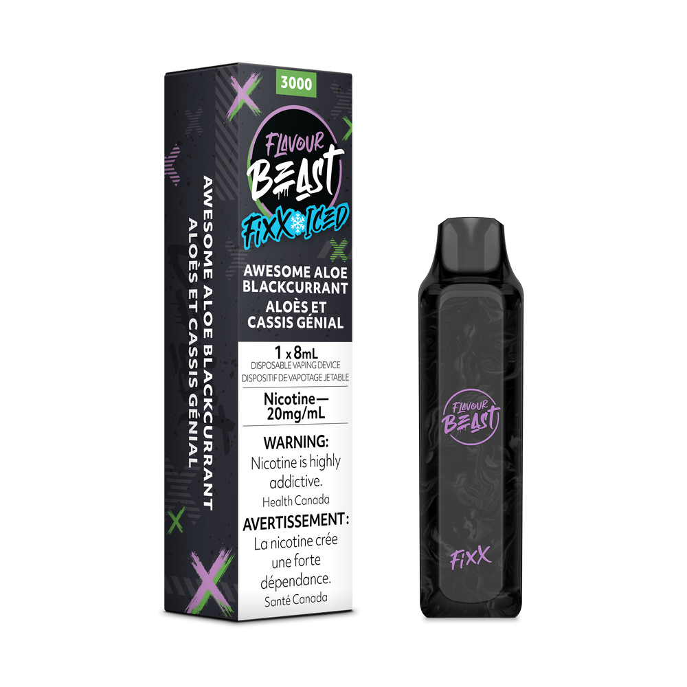 Flavour Beast Fixx Disposable - Awesome Aloe Blackcurrant Iced
