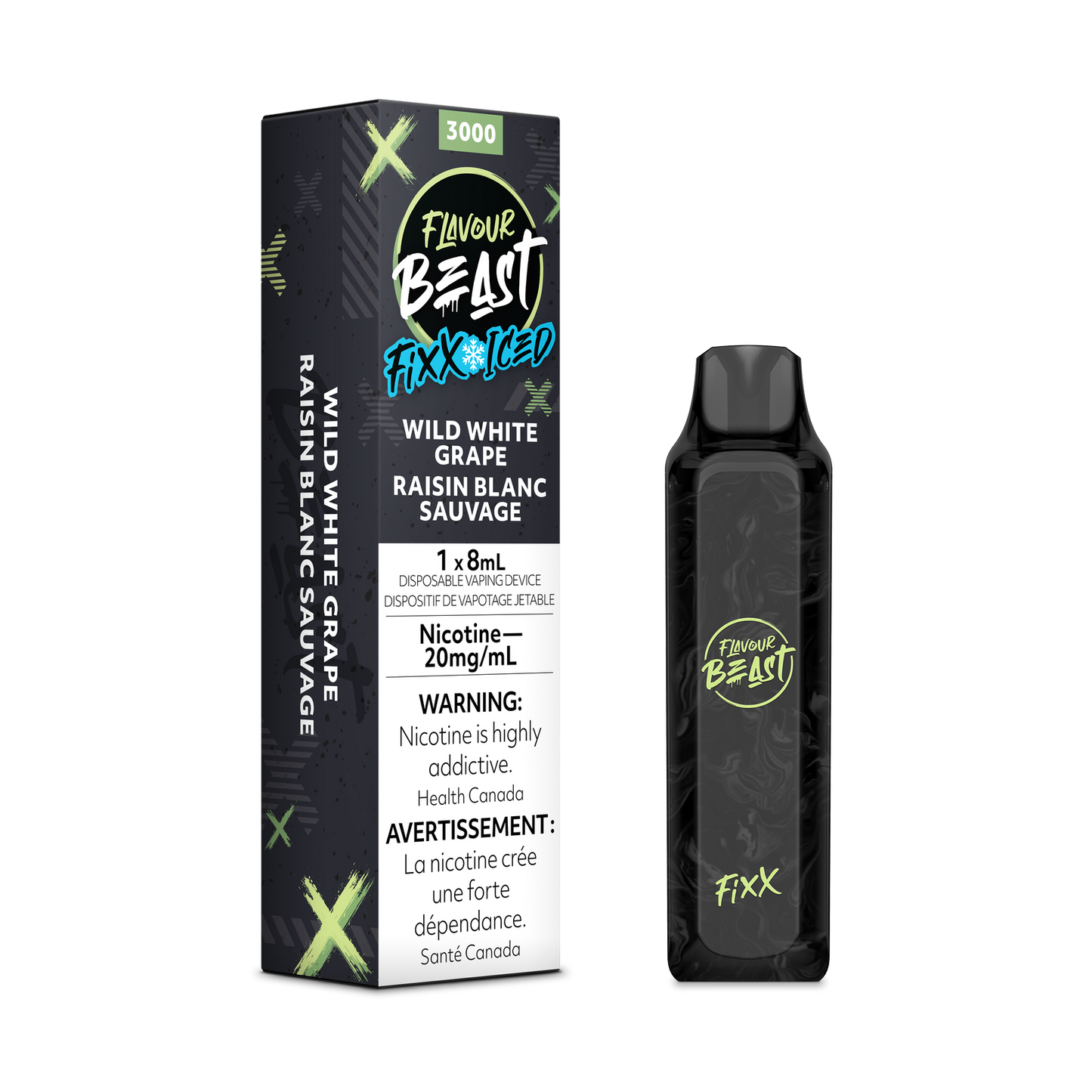 Flavour Beast Fixx Disposable - Wild White Grape Iced