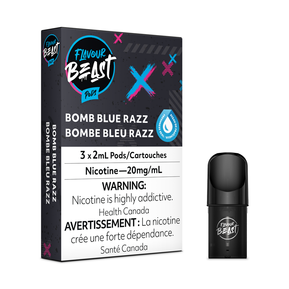 Bomb Blue Razz - Flavour Beast STLTH Compatible Pod
