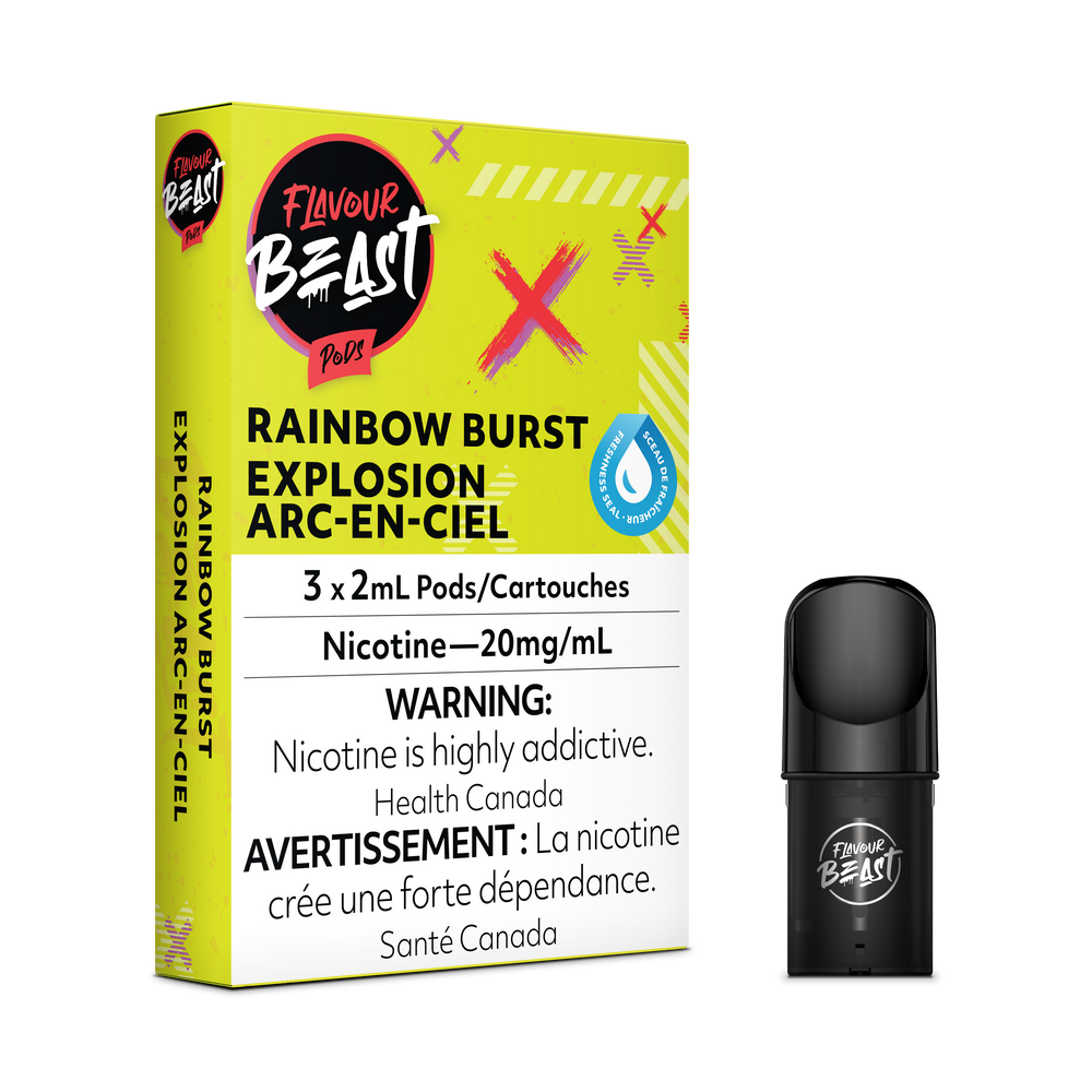 Rainbow Burst - Flavour Beast STLTH Compatible Pod