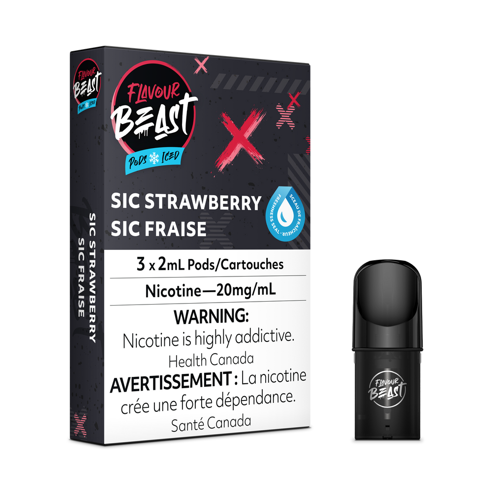Sic Strawberry - Flavour Beast STLTH Compatible Pod