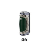 Geekvape Aegis Solo 2 100W Mod (Without Tank) in grey and green leather color