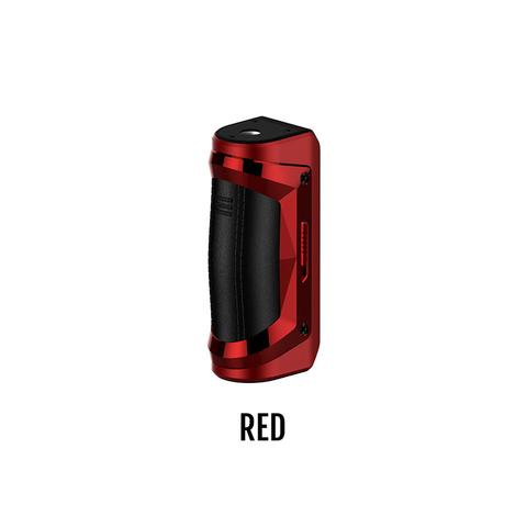 Geekvape Aegis Solo 2 100W Mod (Without Tank) in red and black leather color