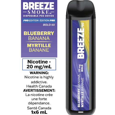 Blueberry Banana - Breeze Pro Disposable Vape