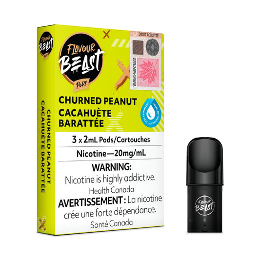 Churned Peanut - Flavour Beast STLTH Compatible Pod