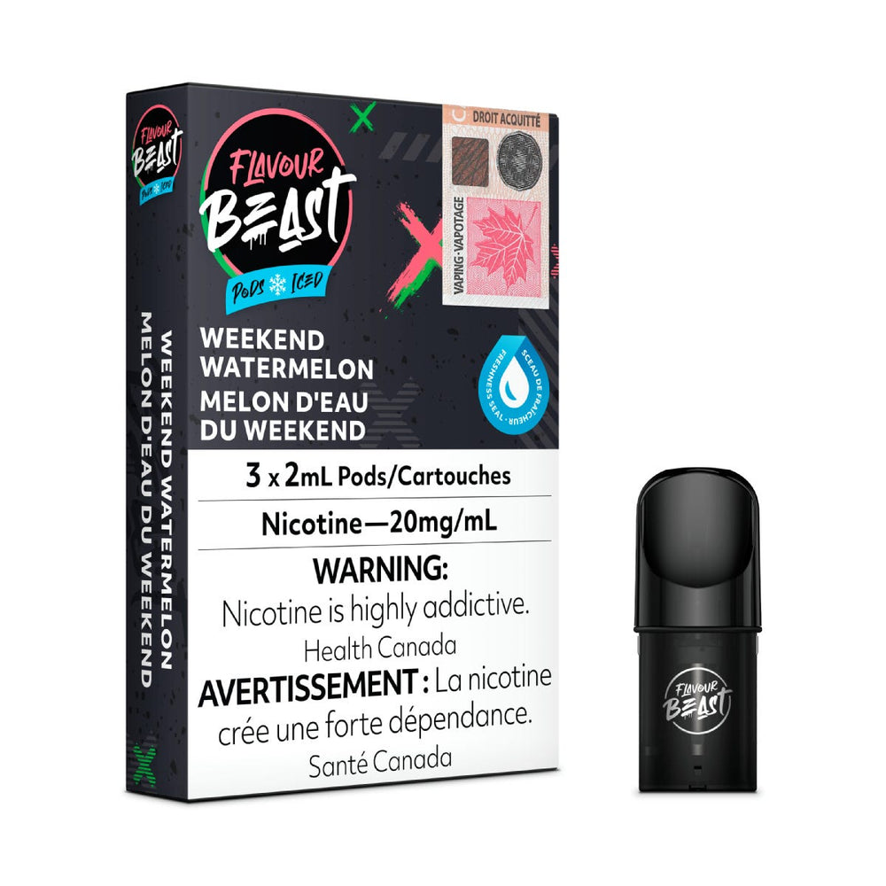 Weekend Watermelon Iced - Flavour Beast STLTH Compatible Pod