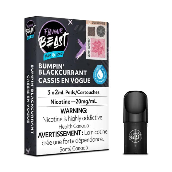 Bumpin' Blackcurrant Iced - Flavour Beast STLTH Compatible Pod