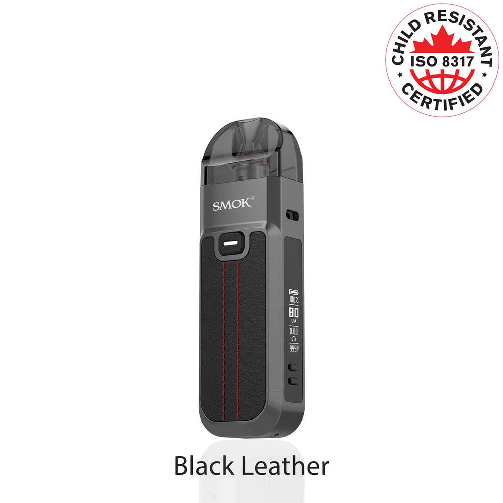 Smok Nord 5 80W Pod Kit in black leather color