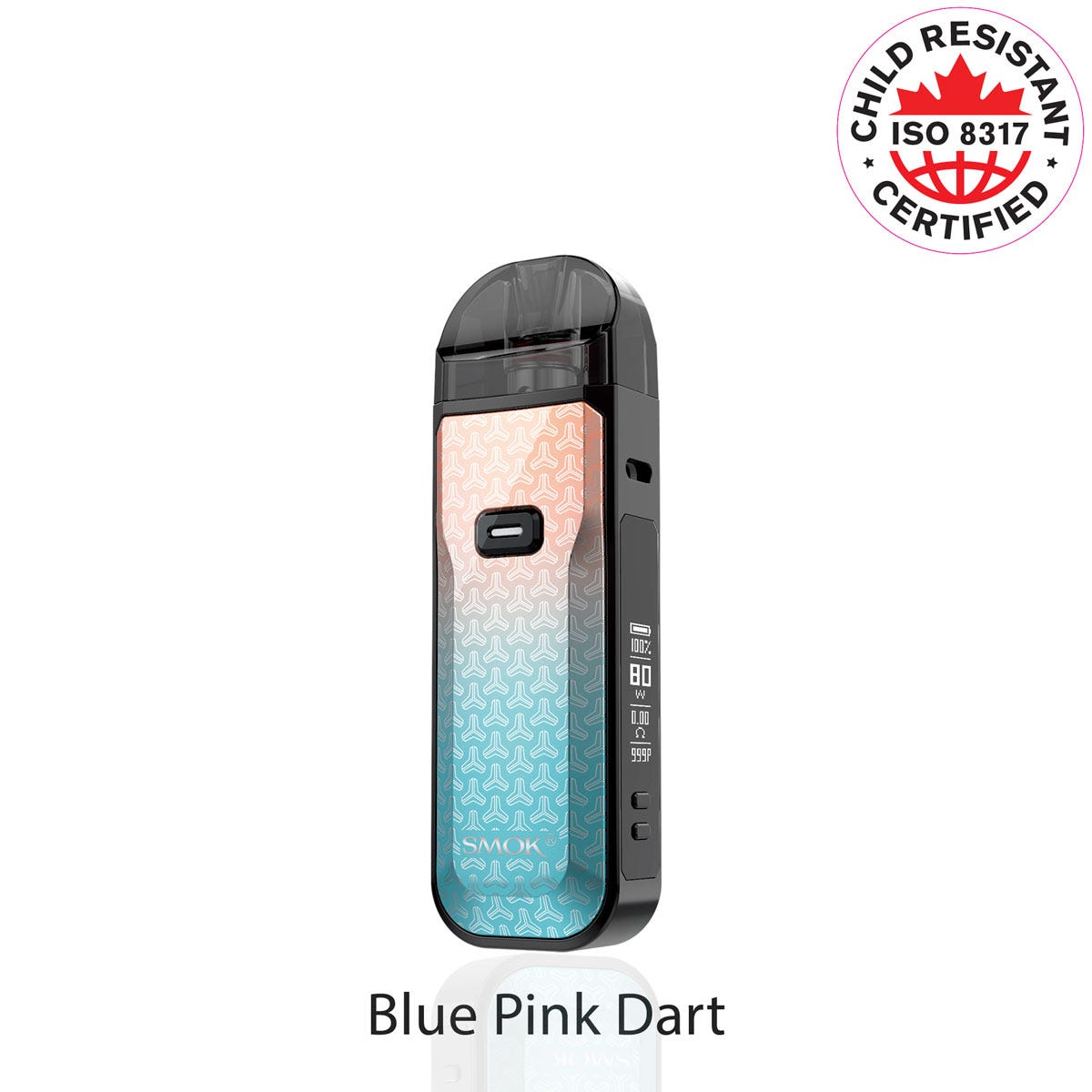 Smok Nord 5 80W Pod Kit in blue pink color