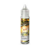 60 mL bottle of Bliss E-Liquid by Twelve Monkeys from OASIS Series, Bliss Vape E-Liquid flavours is a blend of fresh oranges mixed with pineapples and sweet mangos